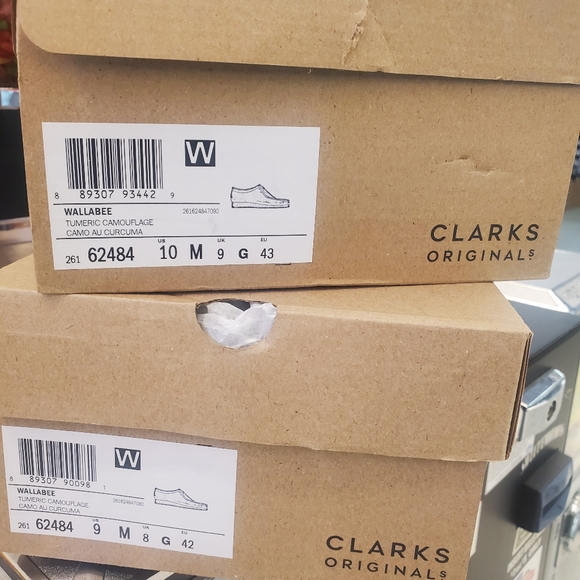 Clarks Originals Men's Turmeric Camouflage Wallabee camo pack - Picture 9 of 9